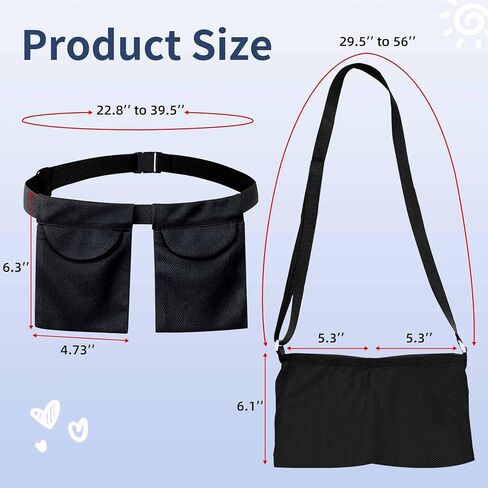 Adjustable Mastectomy Drainage Pouch with Shower Bag, Drain Pouch for Breast Surgery Mastectomy Breast Reduction Augmentation Post-Surgery Recovery Support Patient Care Kit (Black) in Kuwait