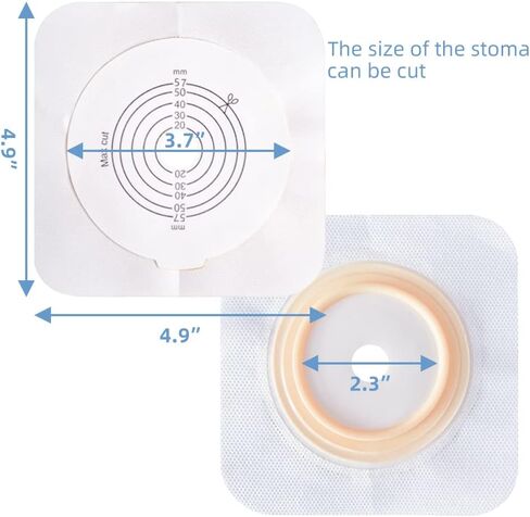 20 قطعة من أكياس الفرو، لوازم كولوستم، قطعتان من الحقيبة الفستية القابلة للصرف للعناية بستومة الجسح مع مشبك إغلاق، قطع لتناسب (15 قطعة من الحقائب + 5 قطع حاجز) in Kuwait