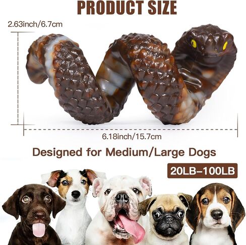 ألعاب مضغ الكلاب للمضغين العدوانيين: ألعاب الكلاب غير القابلة للتدمير للمضغين العدوانيين، ألعاب الكلاب القوية بنكهة لحم الخنزير المقدد للكلاب الكبيرة، عظمة كلب متينة لسلالة الكلاب الكبيرة/المتوسطة in Kuwait