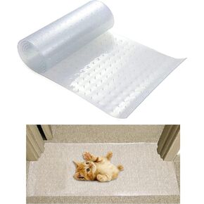 BNOSDM 10.5Ft Cat Scratch Carpet Protector Prevent Carpets Rugs from Scratching Tearing Wearing at Doorway Cat Scratch Protector Mat for Pets Non Slip Cat Scratch Guard Carpet Scratch Stopper in Saudi Arabia