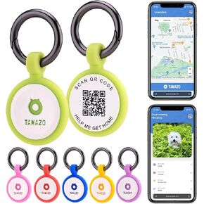 QR Code Dog Tag,Personalized Dog Tags with Free Editable Online Pet Profile,Emergency Contact Page,Dog Id Tag,Silent Silicone Dog Tag,Scan QR Receive Instant Pet Location Alert Email(Sapphire Blue) in Saudi Arabia