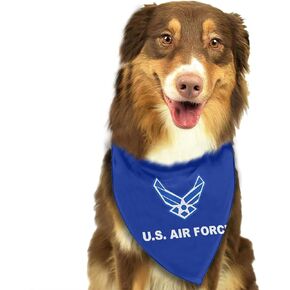 Air Force Military Flag Dog Bandana,Dog Bandanas Triangle Bibs Scarf Accessories for Small Medium Large Dogs Cats Pets Animals in Kuwait
