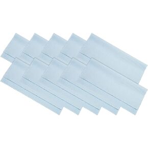 PATIKIL Eyeglass Microfiber Cleaning Cloth 6"x6", 20 Pack Glasses Cleaning Cloth Soft Wipe Screen Cloth for Camera Lens Eyeglasses Screens in Individual Vinyl Pouch, White