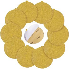 50 PCS 6 Inch PSA Sanding Discs 40 Grit Self Adhesive Sandpaper | Adhesive Backed Sandpaper For DA Sander Used for Automotive Car Paint, Woodworking Wood, Metal Sanding in Saudi Arabia