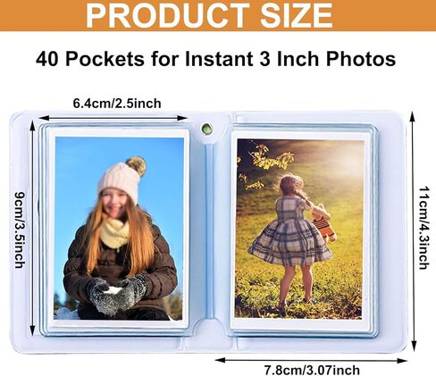 SZHTSWU 3 Inch Mini Photo Albums 40 Pockets, Kpop Photocard Holder Book Small Photocard Binder Photo Card Binder Love Heart Hollow Picture Album for Photo Cards Picture (Purple) in Kuwait