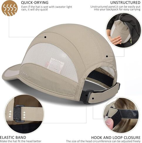 GADIEMKENSD Outdoor Running Hat Breathable Mesh in Kuwait
