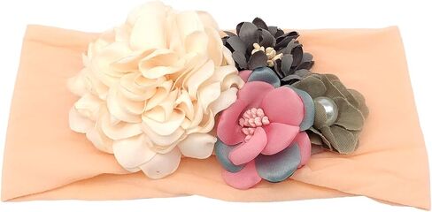 مجموعة صندوق هدايا من عصابات رأس وأقواس من النايلون للفتيات الصغيرات من إليسا ميراكل للأطفال حديثي الولادة in Kuwait