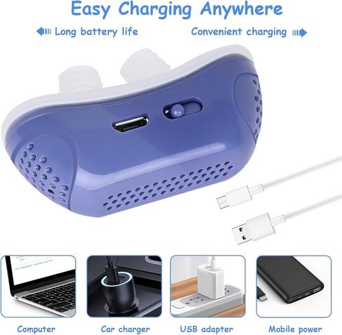 أجهزة مكافحة الشخير، محلول الشخير، مساعد صغير للنوم، دوامة مزدوجة، آمن ومريح، in Kuwait