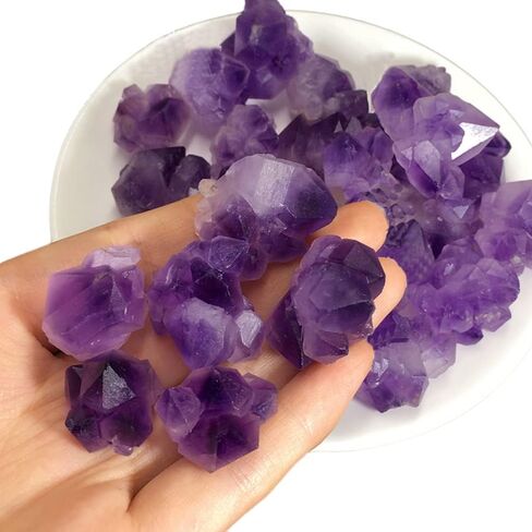 DUKIZA حجر الجمشت ، كريستال الجمشت ، بلورات الجمشت العلاجية الأحجار الخام جمشت الحجر الخام الكريستال الطبيعي in Kuwait