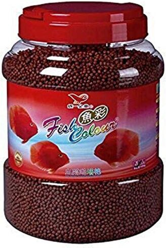 Uni-President Fish Color Enhancing Red Parrot And Cichlid Fish Feed Food (Medium 1088-Gram) in Saudi Arabia