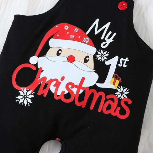 VINUOKER Baby Boy Halloween Clothes,Long Sleeve T-Shirt + Overalls,3pc My First Halloween Outfit,Infant Suspender Outfit Set in Kuwait