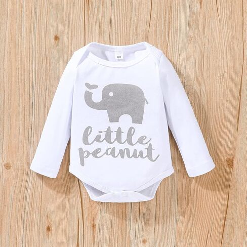Aruzig Preemie Newborn Infant Baby Boys Clothes Set Romper Bodysuit Pants Hat 3Pcs Outfits in Saudi Arabia
