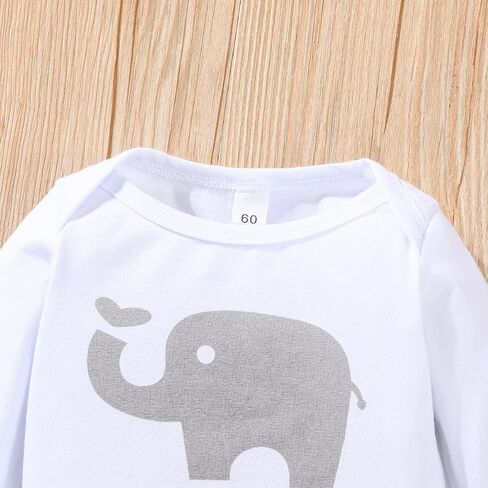 Aruzig Preemie Newborn Infant Baby Boys Clothes Set Romper Bodysuit Pants Hat 3Pcs Outfits in Saudi Arabia