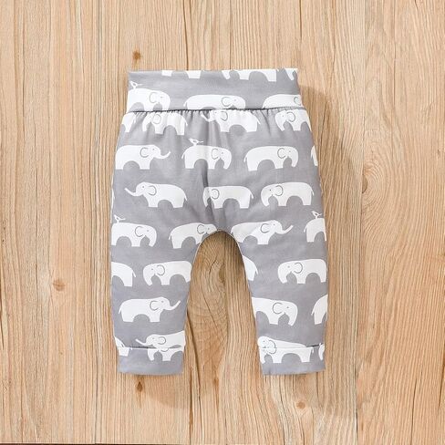 Aruzig Preemie Newborn Infant Baby Boys Clothes Set Romper Bodysuit Pants Hat 3Pcs Outfits in Saudi Arabia