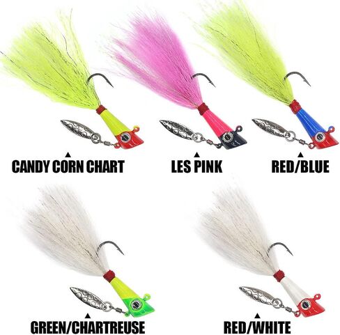 شاد سهام الصيد السحر رمي السهام رئيس تهزهز underspin بوكتيل الشعر الرقص رئيس لشاد الأمريكية باس Walleye Crappie Panfish 1/16oz 1/8oz 1/32oz 1/4oz 25 حزمة in Saudi Arabia