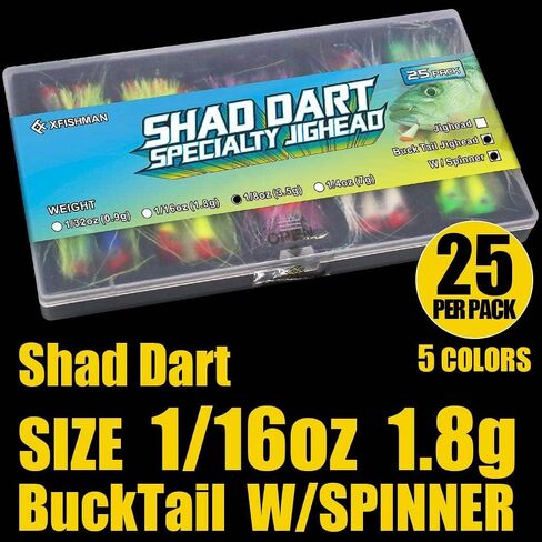 شاد سهام الصيد السحر رمي السهام رئيس تهزهز underspin بوكتيل الشعر الرقص رئيس لشاد الأمريكية باس Walleye Crappie Panfish 1/16oz 1/8oz 1/32oz 1/4oz 25 حزمة in Saudi Arabia