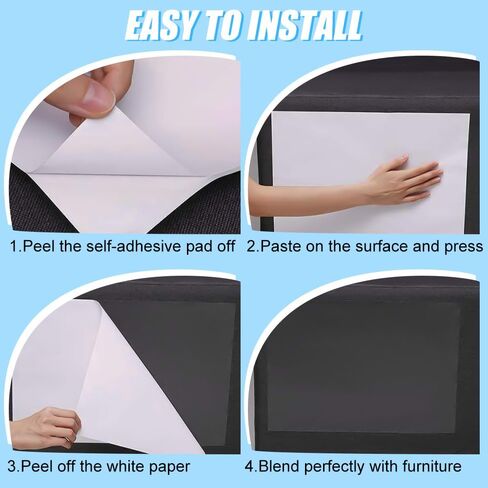 Couch Protector for Cats, 12-Pack Mix Size Anti Cat Scratch Furniture Protector, Cat Scratch Deterrent Tape, Heavy Duty Anti-Scratch Protectors for Leather Furniture, Sofa, Door, Bed in Kuwait