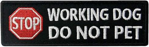 رقع كلب خدمة Petvins لحقيبة الظهر K9 معنويات شارة هوك وحلقة في التدريب - رقعة قابلة للإزالة للجيش التكتيكي in Kuwait