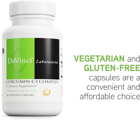 DAVINCI Labs Turmeric 500 mg 60 VegiCaps in Saudi Arabia