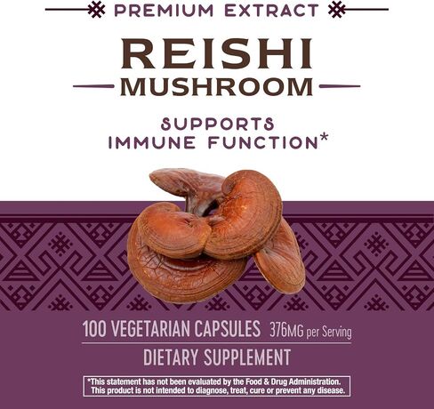Nature’s Way Reishi Mushroom Supports Immune Function* Non-GMO Project Verified Adaptogenic* 100 Capsules in Saudi Arabia