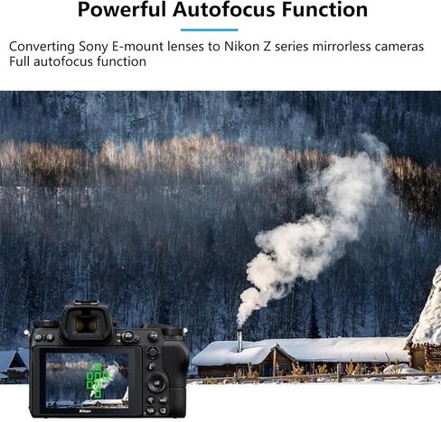 محول عدسة التركيز التلقائي Megadap ETZ21 PRO فتحة إلكترونية مدمجة متوافقة مع كاميرا Nikon Z Zf Z9 Z8 Z7 Z6 Z7II Z6II Z5 Z50 ZFC لعدسات سلسلة Sony FE Sigma Tamron FE in Kuwait