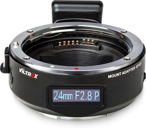 Viltrox EF-E5 محول العدسة التركيز التلقائي عدسة جبل حلقة محول عدسة Canon EOS EF EF-S إلى Sony E Mount مع شاشة OLED a7r iv a7 iv a7 iii a7r iii a6500 in Kuwait