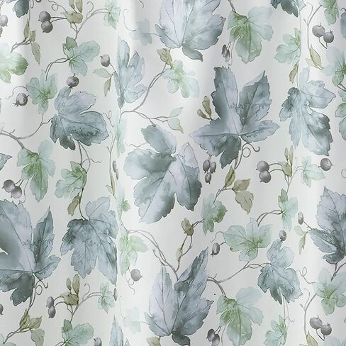 SKL Home Harvest Falling Leaves Valance, 58" x 13", Blue in Saudi Arabia
