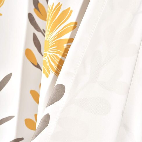 Lush Decor Aprile Light Filtering Window Curtain Panels, Pair, 52" W x 84" L, Blush - Floral Curtains - Pretty Pink Flower Print - Cottage, French Country & Farmhouse Window Decor in Saudi Arabia