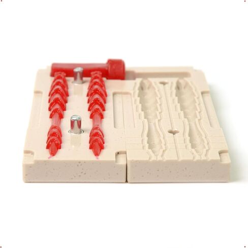 Soft Plastiс Lure Mold Making Injection Fishing Molds Googan Drag n Drop Worms Two Cavity in Saudi Arabia