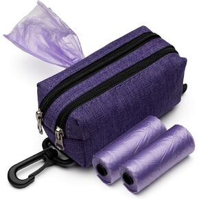 Premium Dog Poop Bag Holder for Leash - Convenient Dog Poop Bag Dispenser with Durable Design - Stylish Accessory for Easy Cleanup - Ideal for Dogs, Puppies, and Outdoor Walks - Red in Saudi Arabia