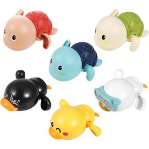 fuyamp 6 حزمة لعبة حمام، لطيف الحيوان عقارب الساعة حوض الاستحمام لعبة حمام السباحة، ألعاب حمام الطفل للأطفال الصغار 3 4، الأولاد الفتيات لعبة حمام الماء مجموعة in Kuwait