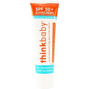 كريم الوقاية من الشمس للأطفال من ثينك بيبي - عامل حماية من الشمس 50+ - 3 أونصة سائلة - آمن للأطفال - يوصى به أطباء الجلدية in Kuwait
