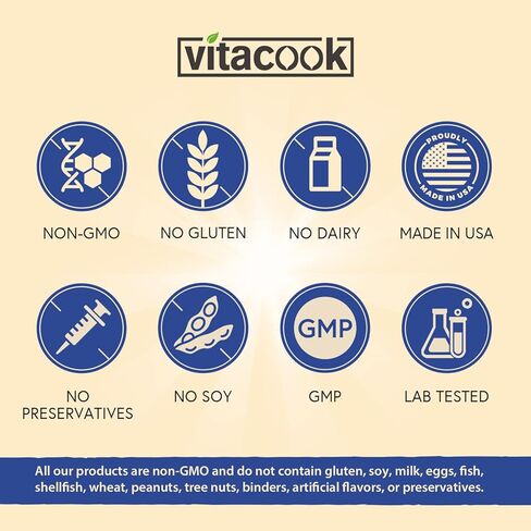 Vitacook فيتامين د3، 5000 وحدة دولية (125 ميكروجرام)، تكفي لمدة 4 أشهر لدعم صحة القلب والأوعية الدموية، والعظام القوية ووظيفة العضلات، نباتي، مرة واحدة يوميًا، غير معدل وراثيًا، 120 كبسولة هلامية in Kuwait