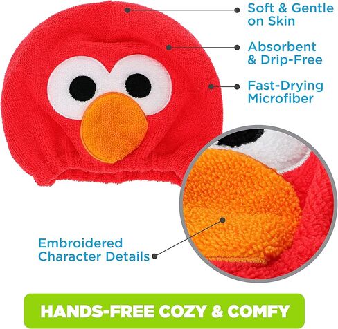 قبعة ومناشف تجفيف الشعر للأطفال من سيسامي ستريت in Kuwait