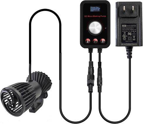 CONQUERALL 520-2600GPH 15W Wave Maker 24V DC متعدد الزوايا اتجاه موجة جيبية تقنية تدفق كبيرة لخزان الأسماك وحوض السمك في المياه العذبة والمياه المالحة in Kuwait