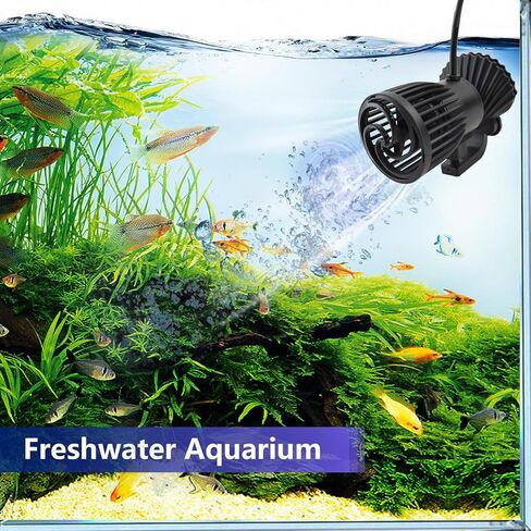 CONQUERALL 520-2600GPH 15W Wave Maker 24V DC متعدد الزوايا اتجاه موجة جيبية تقنية تدفق كبيرة لخزان الأسماك وحوض السمك في المياه العذبة والمياه المالحة in Kuwait