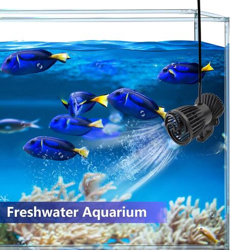 CONQUERALL 520-2600GPH 15W Wave Maker 24V DC متعدد الزوايا اتجاه موجة جيبية تقنية تدفق كبيرة لخزان الأسماك وحوض السمك في المياه العذبة والمياه المالحة in Kuwait