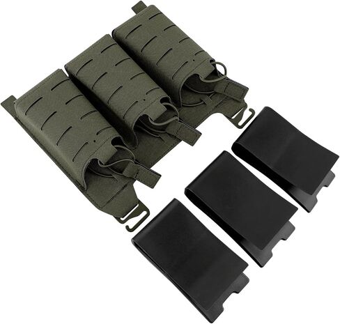 حقيبة مجلة PETAC GEAR التكتيكية الثلاثية 556 مع إدراج Kydex ، حقيبة مجلة رفرف أمامي KTAR AR مقطوعة بالليزر حامل ماج عسكري مولي in Saudi Arabia