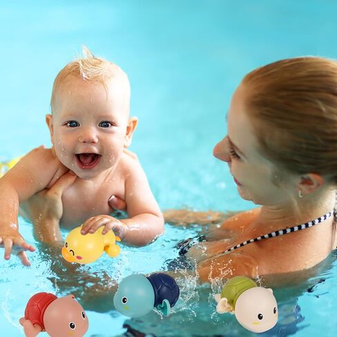 fuyamp 6 حزمة لعبة حمام، لطيف الحيوان عقارب الساعة حوض الاستحمام لعبة حمام السباحة، ألعاب حمام الطفل للأطفال الصغار 3 4، الأولاد الفتيات لعبة حمام الماء مجموعة in Kuwait