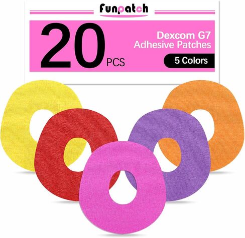 G7 Adhesive Patches Waterproof 20 Pack Overpatch for G7 Flexible Pre-Cut Tape Hypoallergenic & Latex-Free G7 Overlay Patch for 10 Days Long Stay CGM Tape, Beige in Saudi Arabia