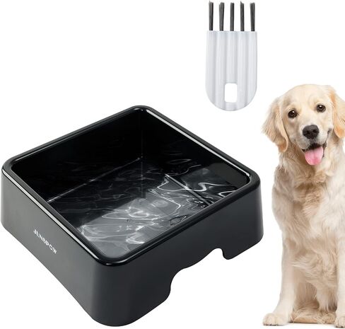 JUNSPOW Slow Feeder Dog Bowls Large Dogs Bowl Dog Water Bowl Large Medium Breed Dog Food Bowls Slow Eat Feeder Pet Slower Food Feeding Bowls Preventing Choking Anti-Gulping in Kuwait