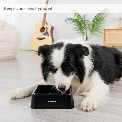 JUNSPOW Slow Feeder Dog Bowls Large Dogs Bowl Dog Water Bowl Large Medium Breed Dog Food Bowls Slow Eat Feeder Pet Slower Food Feeding Bowls Preventing Choking Anti-Gulping in Kuwait