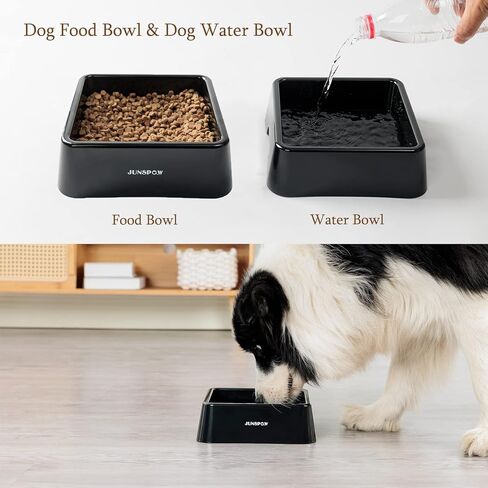 JUNSPOW Slow Feeder Dog Bowls Large Dogs Bowl Dog Water Bowl Large Medium Breed Dog Food Bowls Slow Eat Feeder Pet Slower Food Feeding Bowls Preventing Choking Anti-Gulping in Kuwait