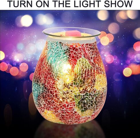 جهاز تسخين إذابة الشمع، جهاز تسخين الشمع الكهربائي لمكونات ضوء الشمع المعطر، جهاز تسخين الزيت المعطر، موقد الشمع العطري، جهاز تسخين جهاز تسخين الفسيفساء - هدية مثالية لحفلات الزفاف، والمنتجعات الصحية in Kuwait