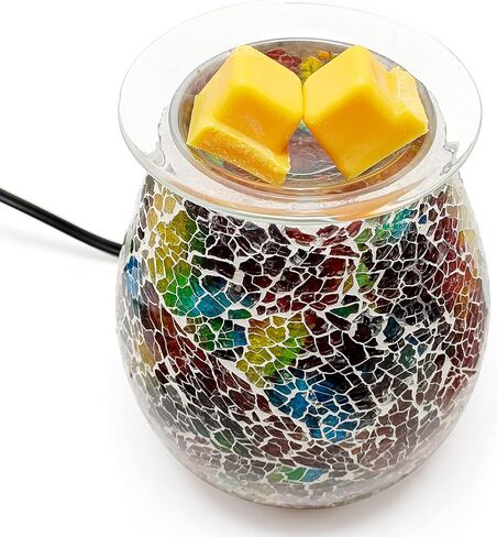 جهاز تسخين إذابة الشمع، جهاز تسخين الشمع الكهربائي لمكونات ضوء الشمع المعطر، جهاز تسخين الزيت المعطر، موقد الشمع العطري، جهاز تسخين جهاز تسخين الفسيفساء - هدية مثالية لحفلات الزفاف، والمنتجعات الصحية in Kuwait