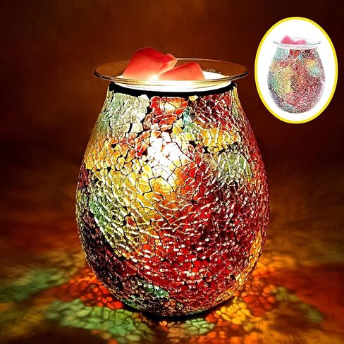 جهاز تسخين إذابة الشمع، جهاز تسخين الشمع الكهربائي لمكونات ضوء الشمع المعطر، جهاز تسخين الزيت المعطر، موقد الشمع العطري، جهاز تسخين جهاز تسخين الفسيفساء - هدية مثالية لحفلات الزفاف، والمنتجعات الصحية in Kuwait