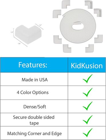Kidkusion Table Kushion, Black (Discontinued by Manufacturer) in Kuwait