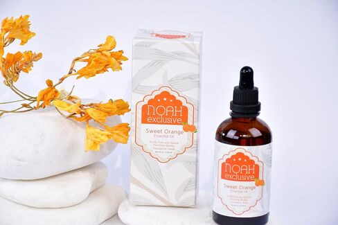 Noah Exclusive Essential Oil for Diffusers, Fragrance, Aromatherapy- 100% Pure & Natural - Premium Therapeutic Grade - Premium Glass Dropper - Net 4 fl. Oz (Sweet Orange) in Saudi Arabia