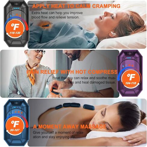 2 Pack Hand Warmers Rechargeable, Electric Hand Warmer Reusable, USB Handwarmers,Outdoor/Indoor/Golf/Camping/Hunting/Pain Relief/Watch Football/Baseball/Warm Gifts for Men Women Kid Birthday Christmas in Saudi Arabia