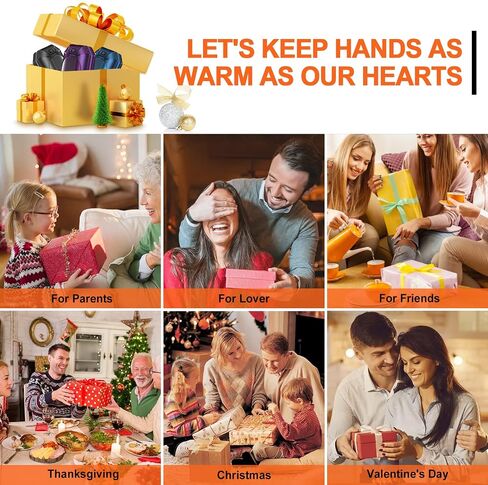 2 Pack Hand Warmers Rechargeable, Electric Hand Warmer Reusable, USB Handwarmers,Outdoor/Indoor/Golf/Camping/Hunting/Pain Relief/Watch Football/Baseball/Warm Gifts for Men Women Kid Birthday Christmas in Saudi Arabia